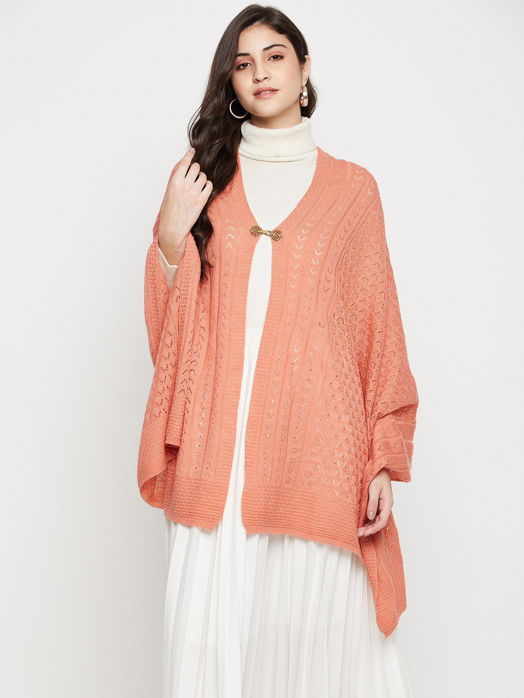 Cantabil Self Design Floral Stole