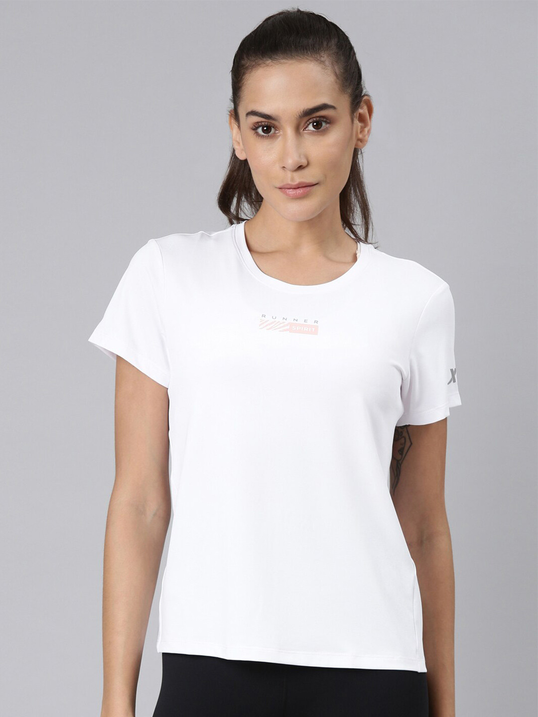 Xtep-Comfort Women Short Sleeve T-Shirt