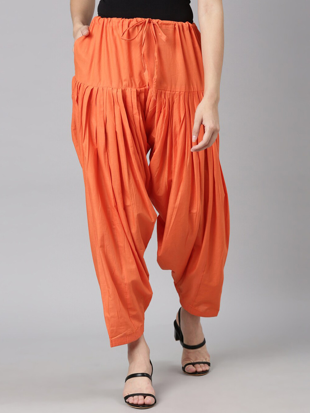 Souchii High-Rise Loose Fit Pure Cotton Patiala