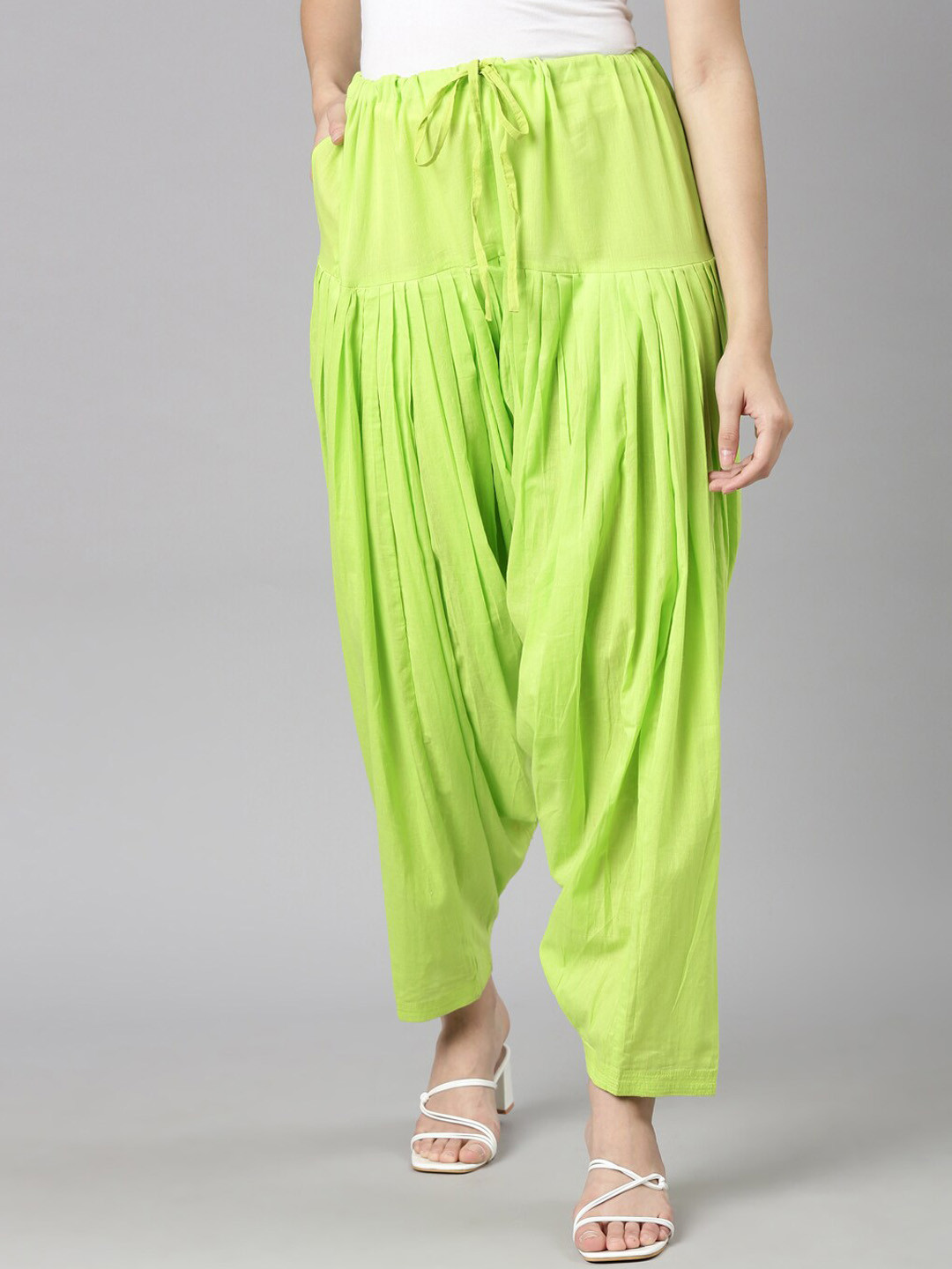 Souchii High-Rise Loose Fit Pure Cotton Patiala