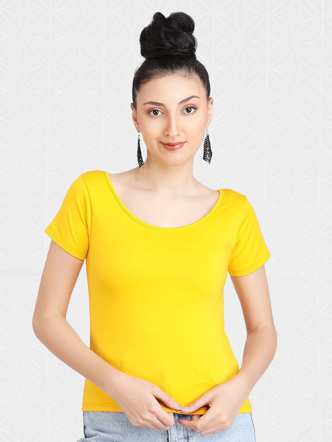 Designer Bugs Regular Fit Scoop Neck Short Sleeves T-Shirt