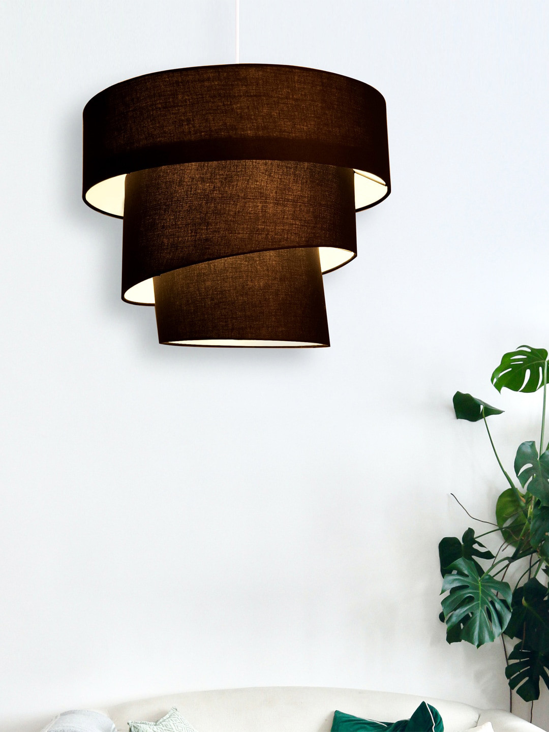 Decazone Black Chandelier Drop Pendant Hanging Ceiling Lamp