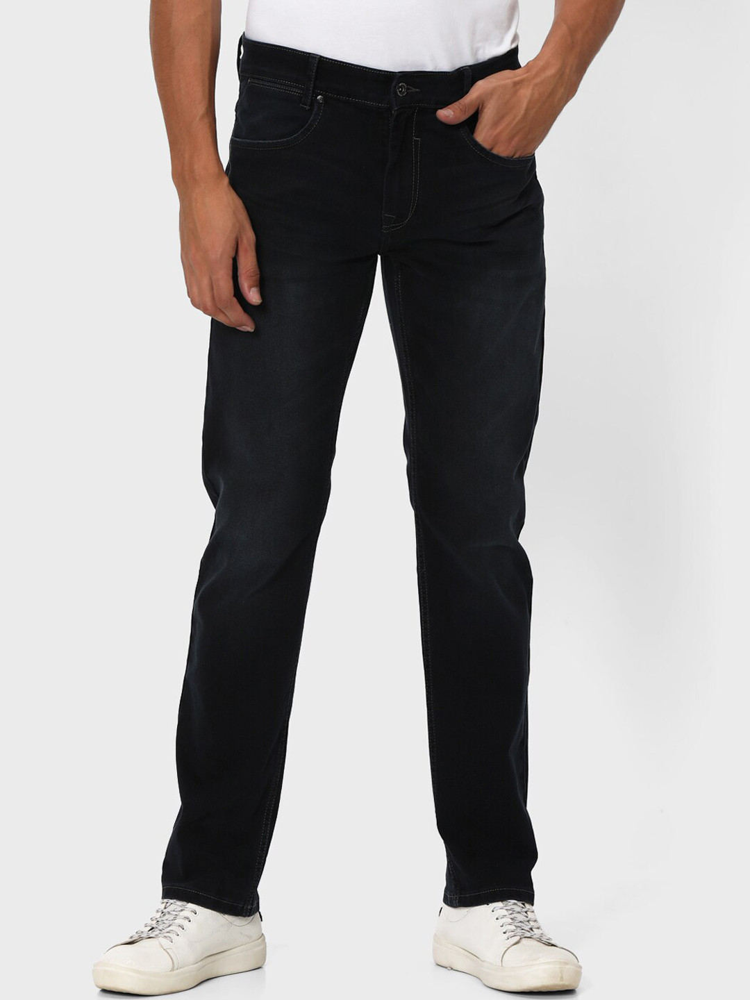 Mufti Men Originals Straight Fit Stretchable Clean Look Jeans