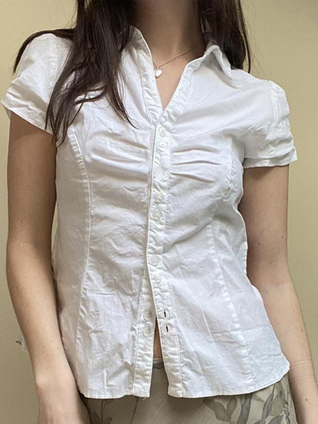 LULU & SKY Shirt Style Top