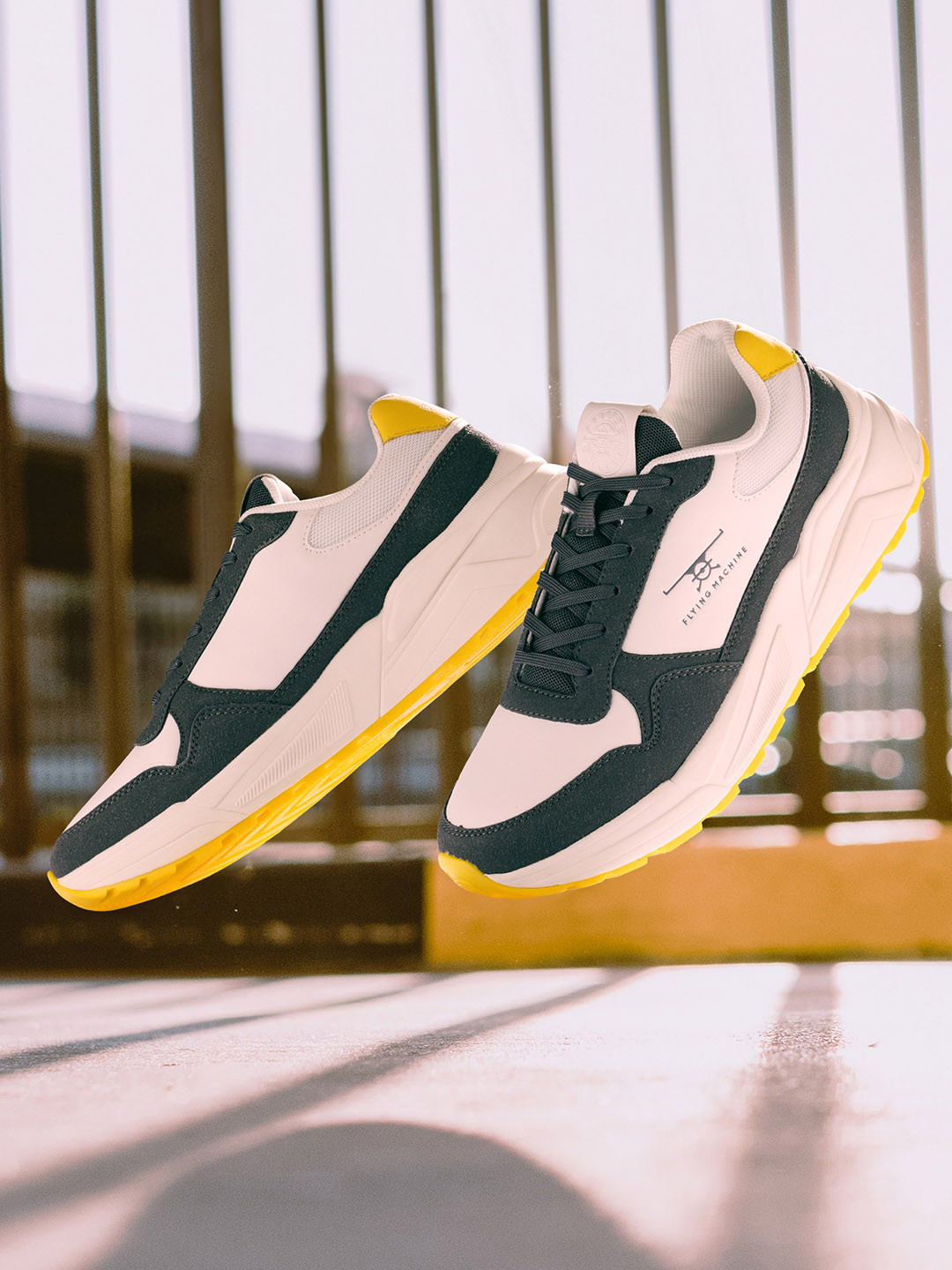 Flying Machine Men ZENETH Colourblocked Sneakers