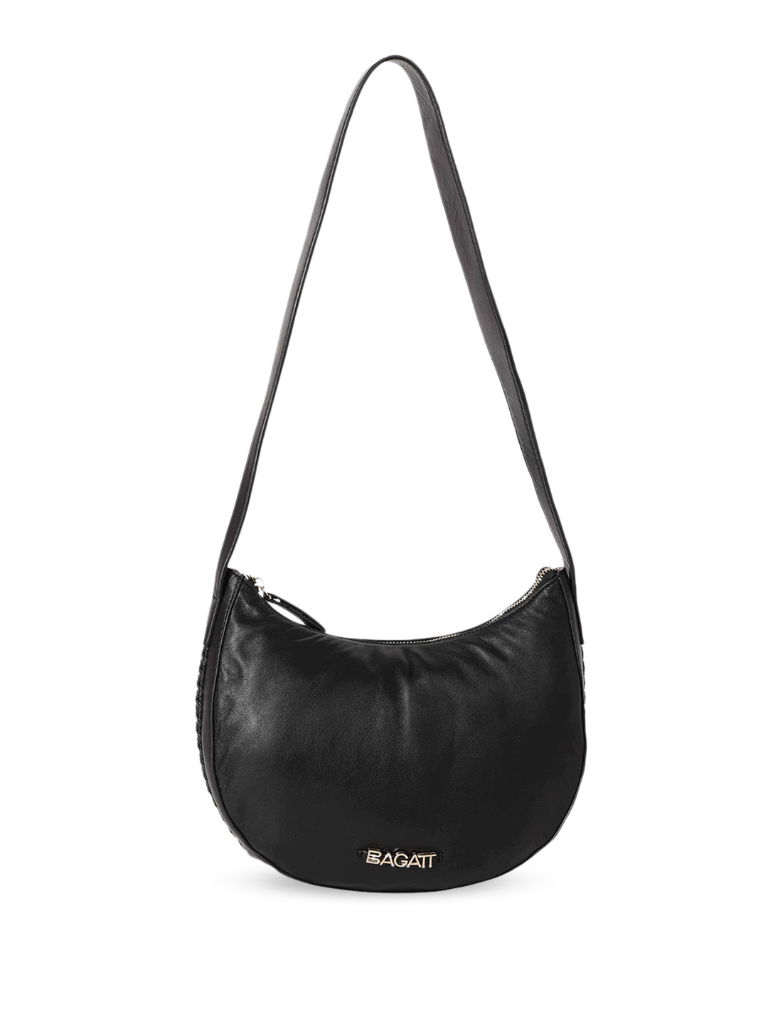 BAGATT Bretna Leather Half Moon Hobo Bag