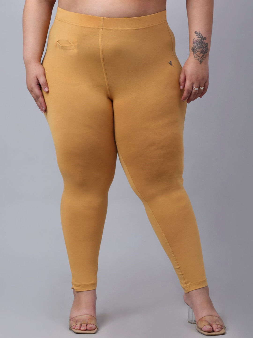 Trend Level Women Plus Size Super Regular Fit Flat-Front Easy Wash Casual Trousers