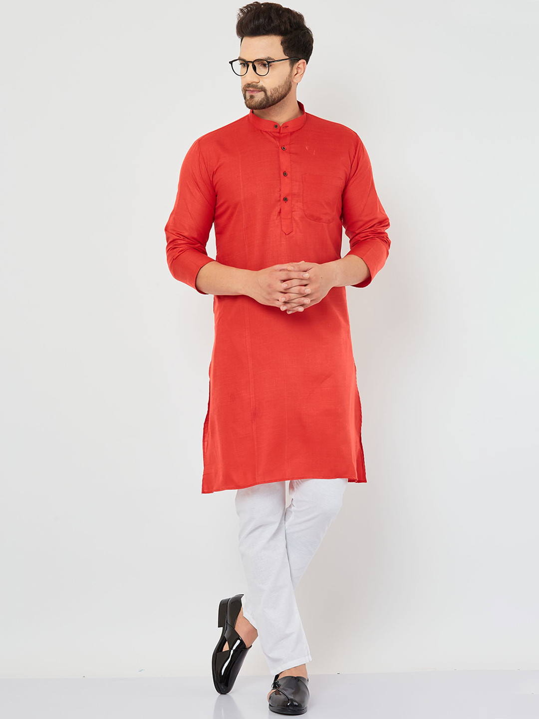 Armaan Ethnic Thread Work Pathani Kurta