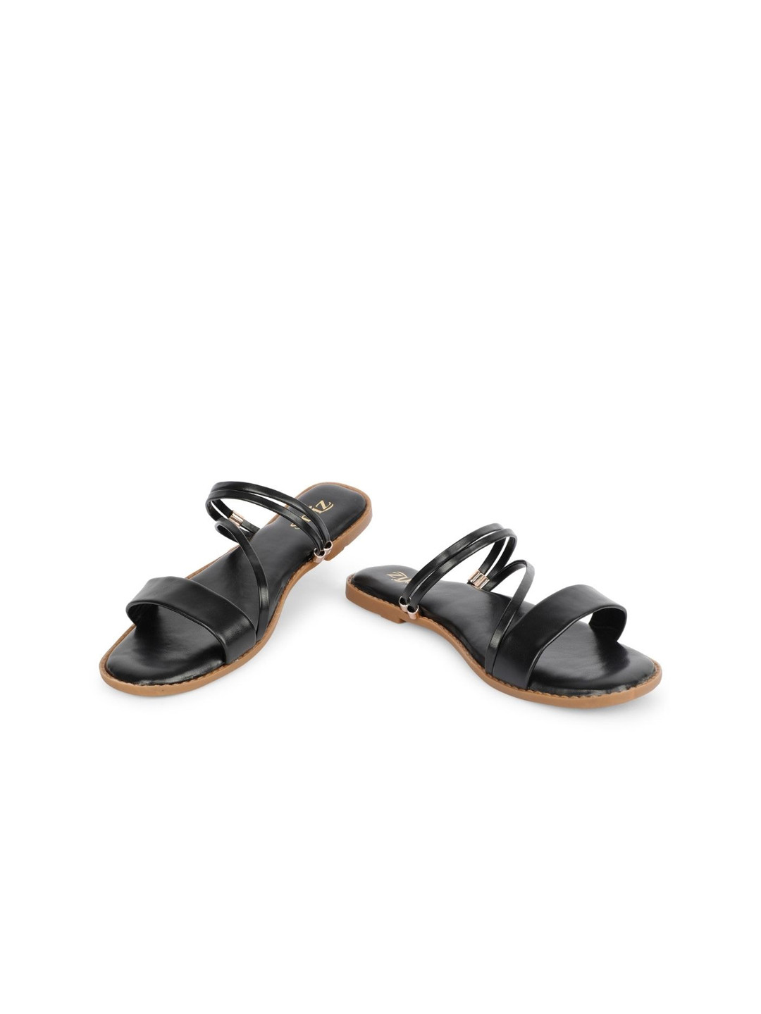 stylzrepublic Multi Strap Open Toe Flats