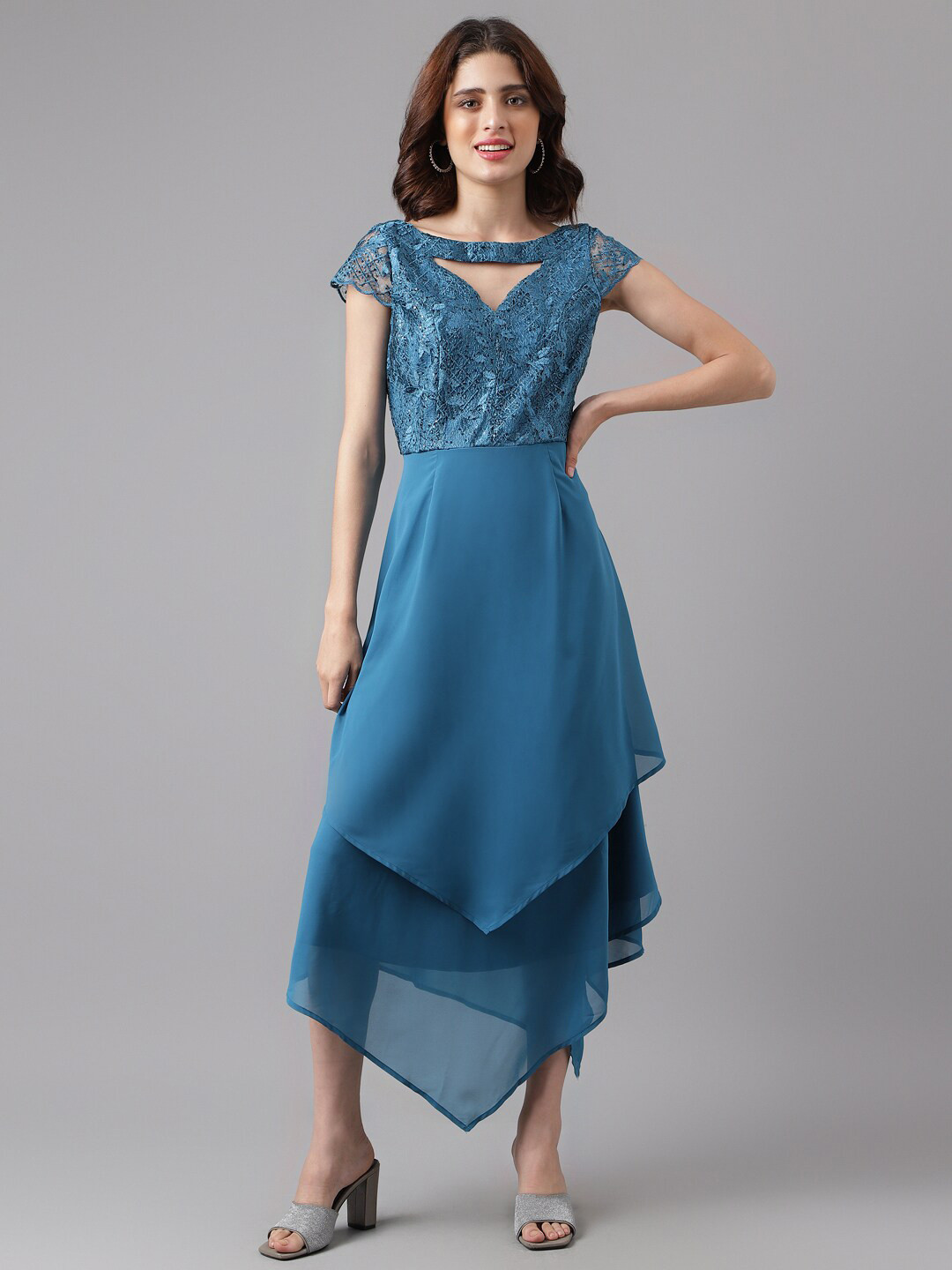 Latin Quarters Cut-Out Detail Maxi Dress