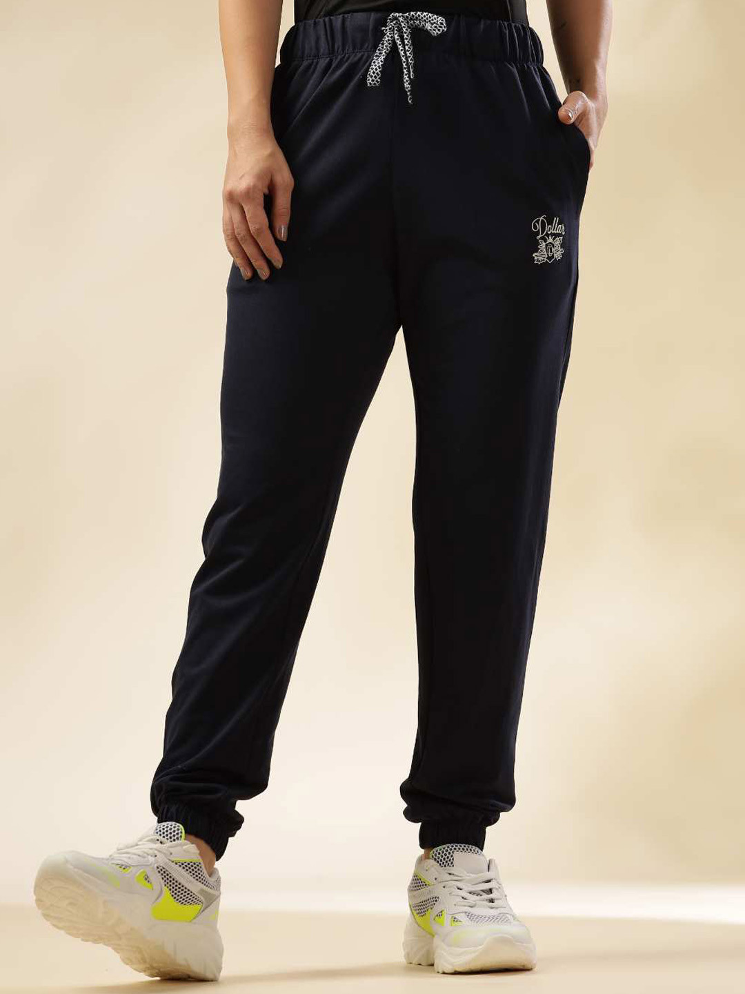 Dollar Women Rich Cotton Super Soft French Terry Jogger Pant with side zipper pocket