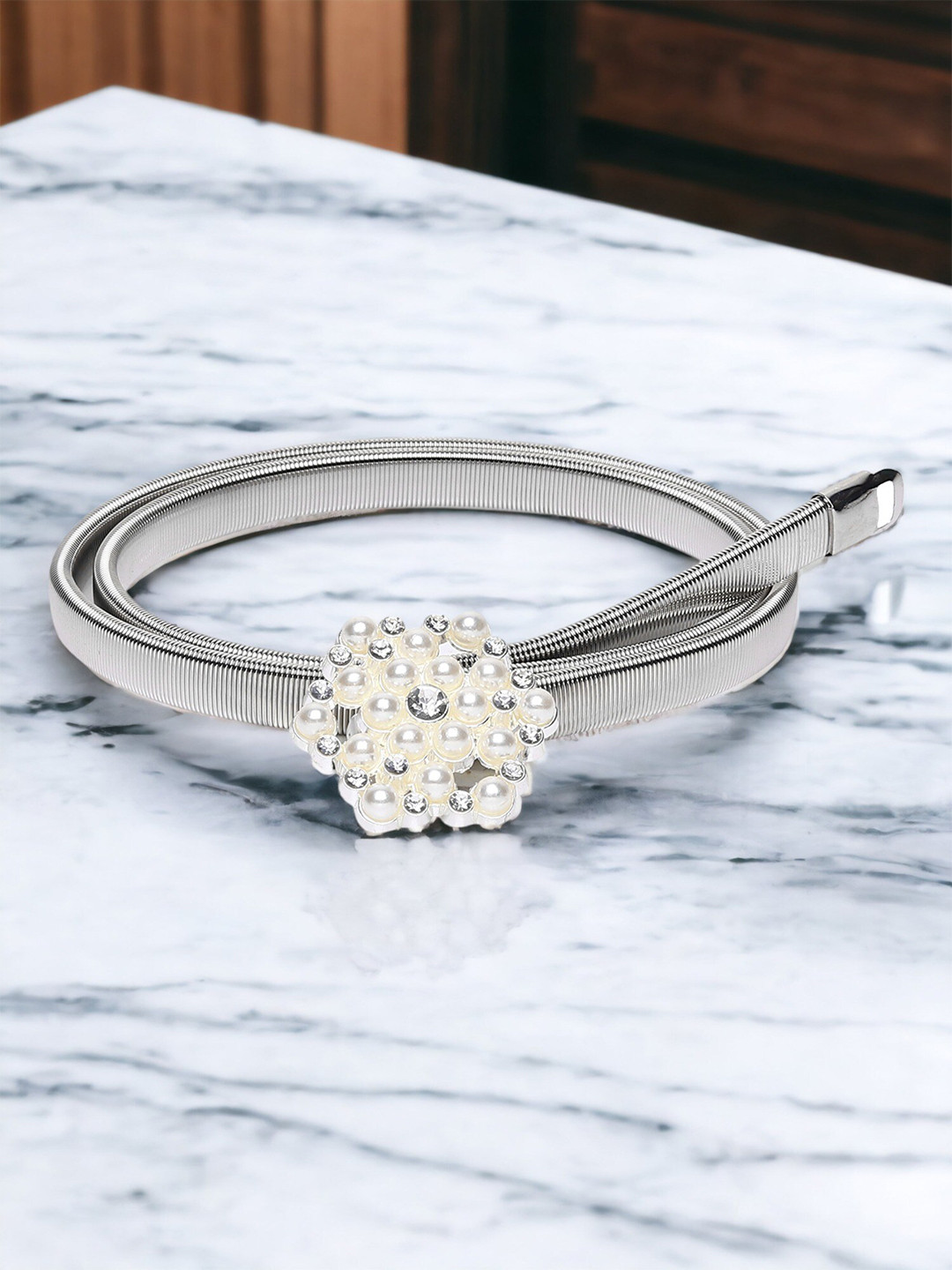 DressBerry Women Spring Textured Stretchable Slim Casual Belt