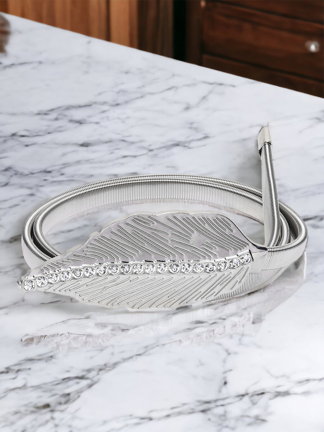 DressBerry Women Spring Textured Stretchable Slim Casual Belt