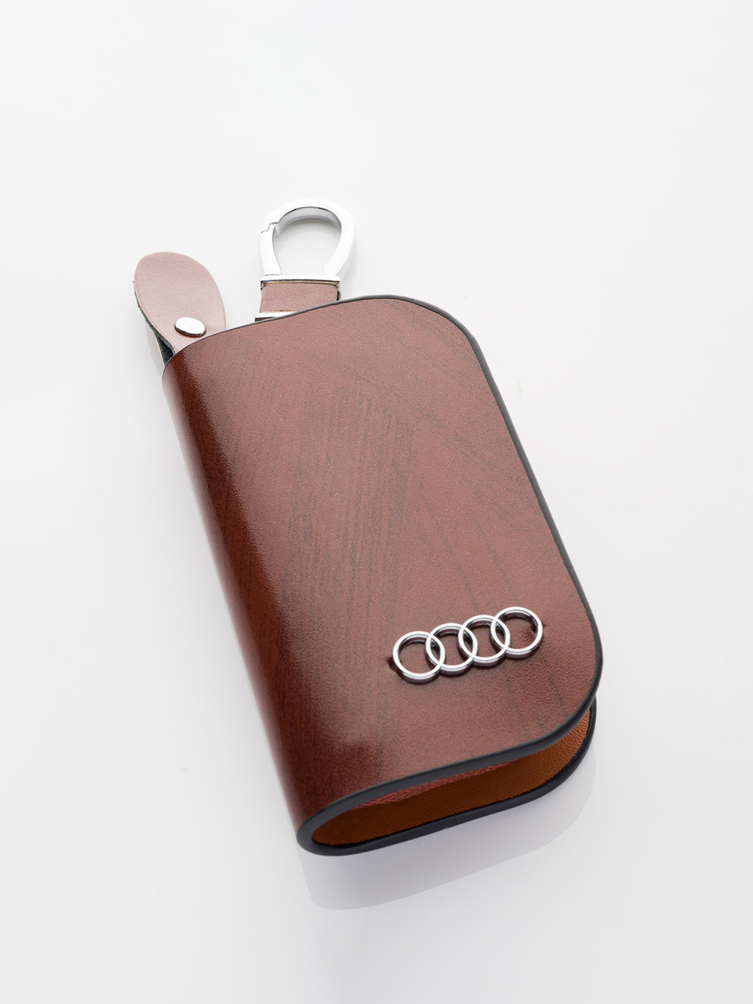 CONTACTS Car Key Cover Compatible with Audi Smart Key With Key Chain