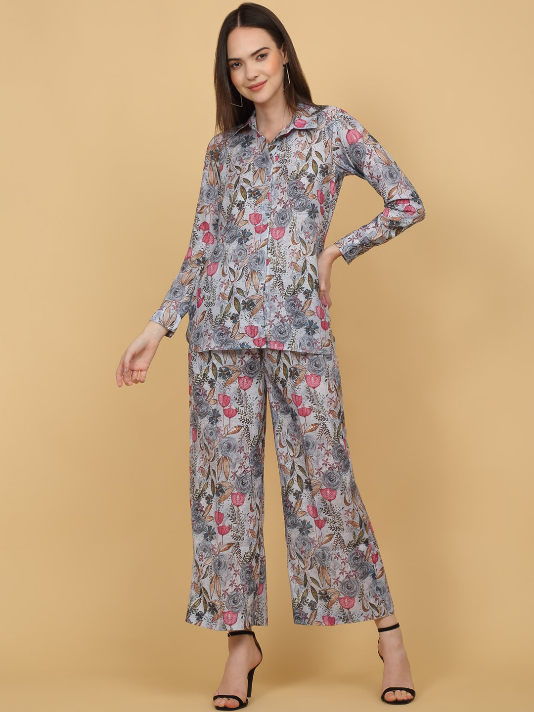 Laado - Pamper Yourself Top With Palazzo Co-Ord Set