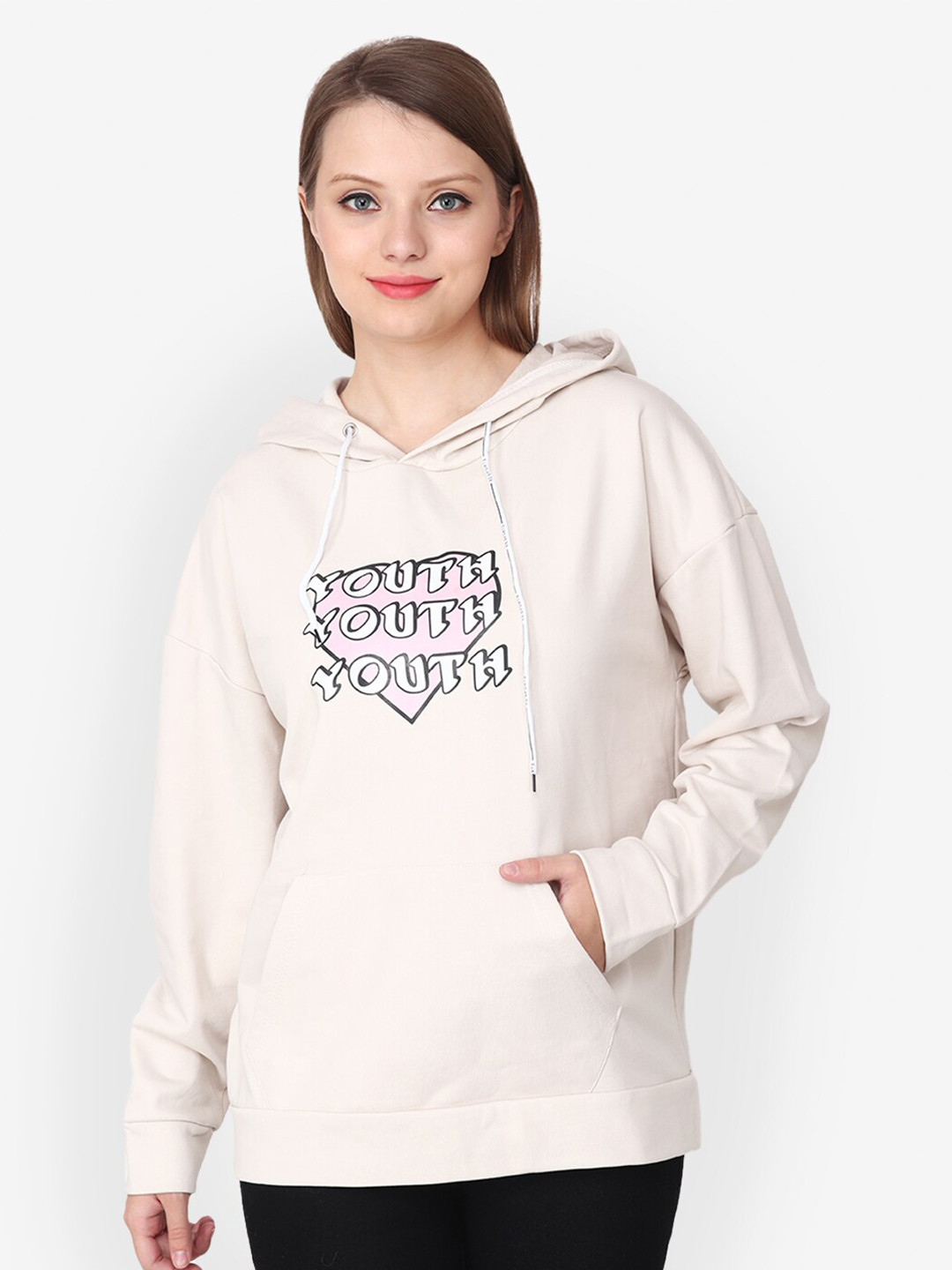 Steele Hooded Printed Sweatshirt