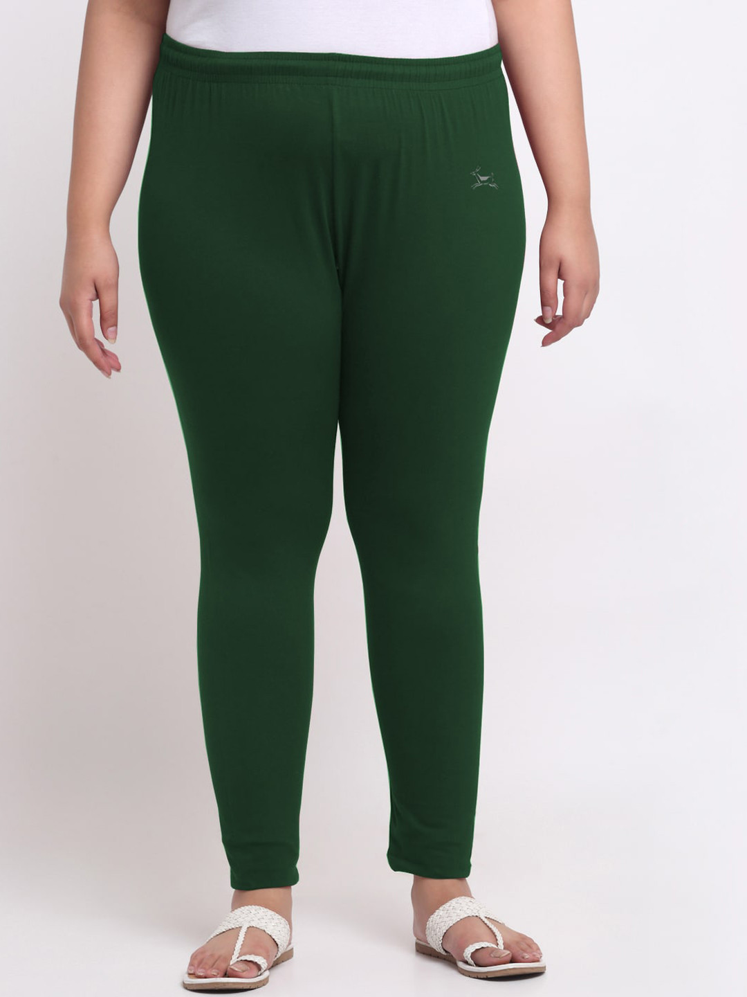 Trend Level Plus Size Mid-Rise Slim-Fit Ankle-Length Leggings