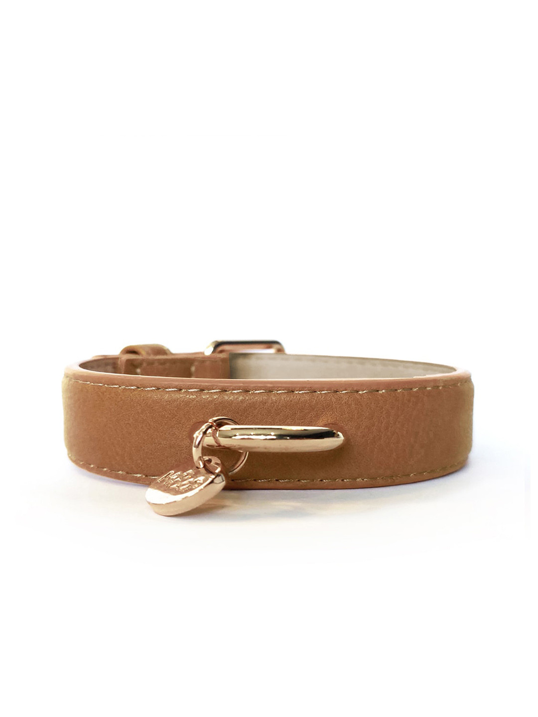 Milk & Pepper Brown Textured Dog Collar