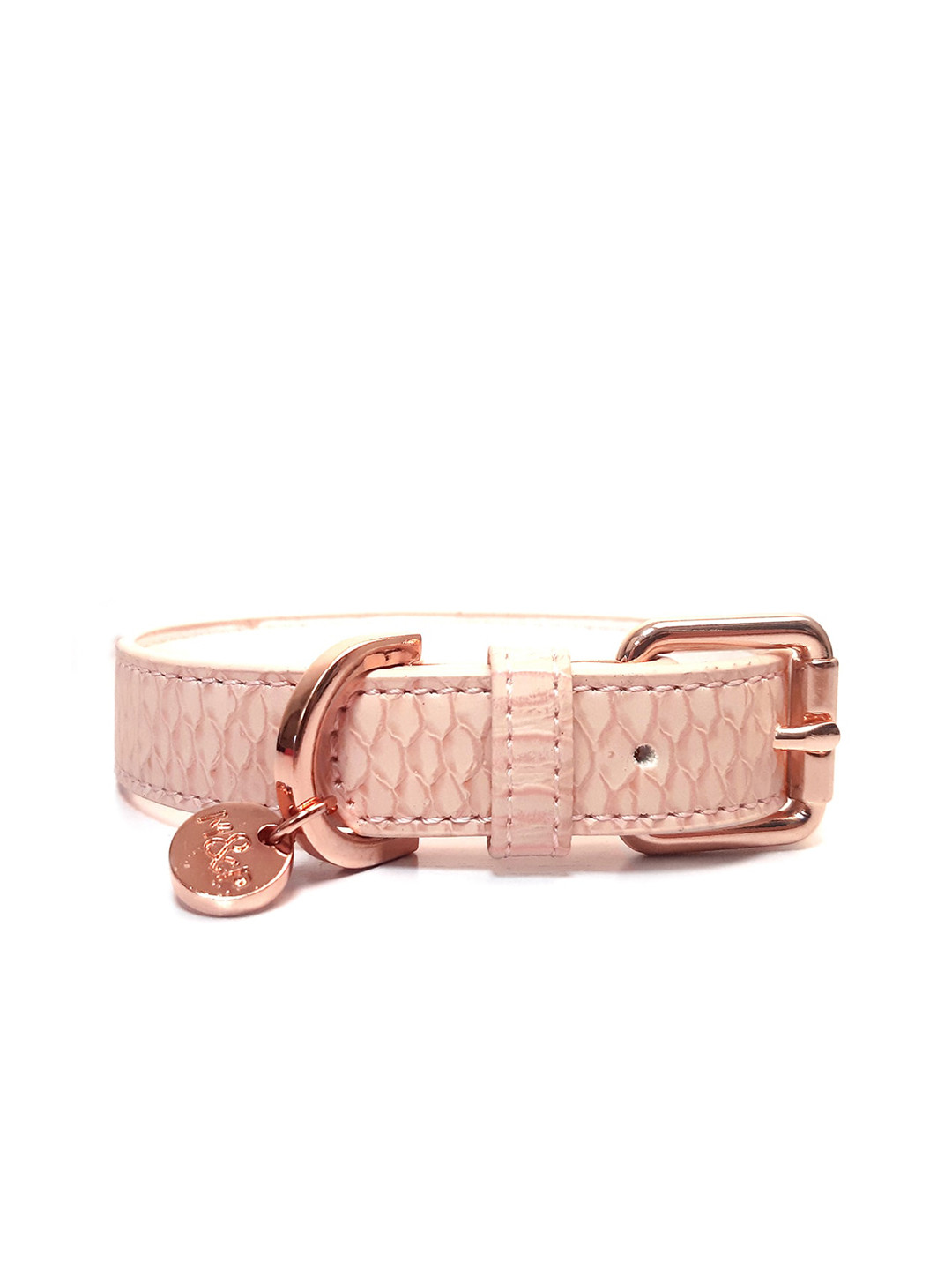 Milk & Pepper Textured Safira Dog Collar
