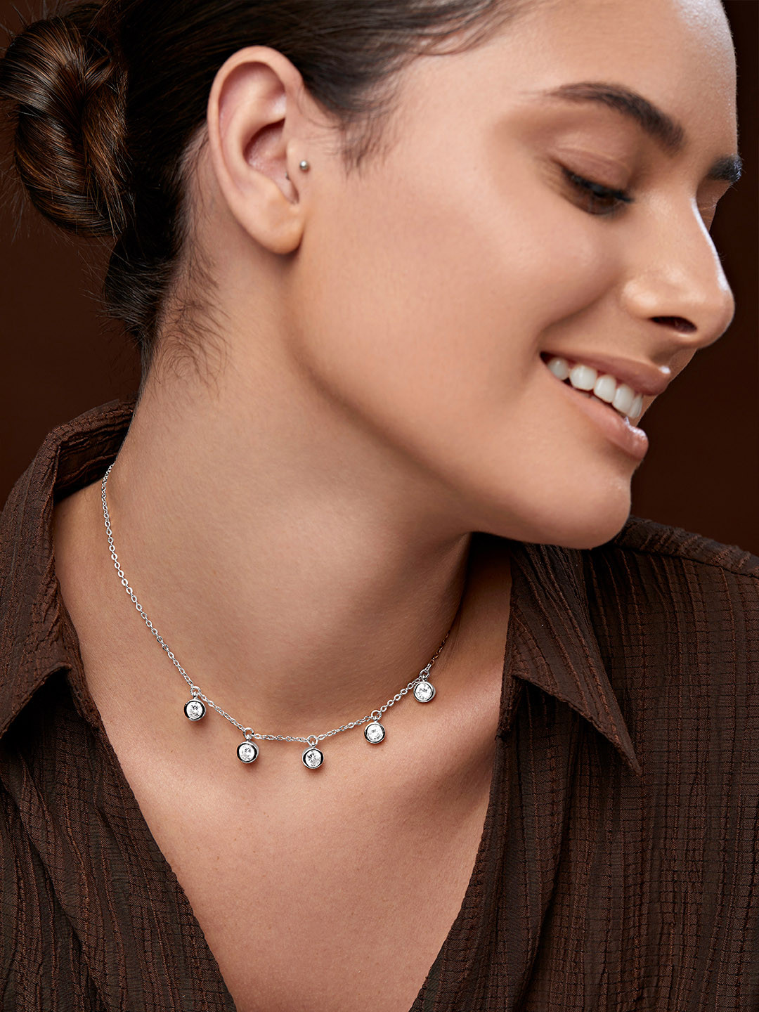 MINUTIAE Silver Plated Chain