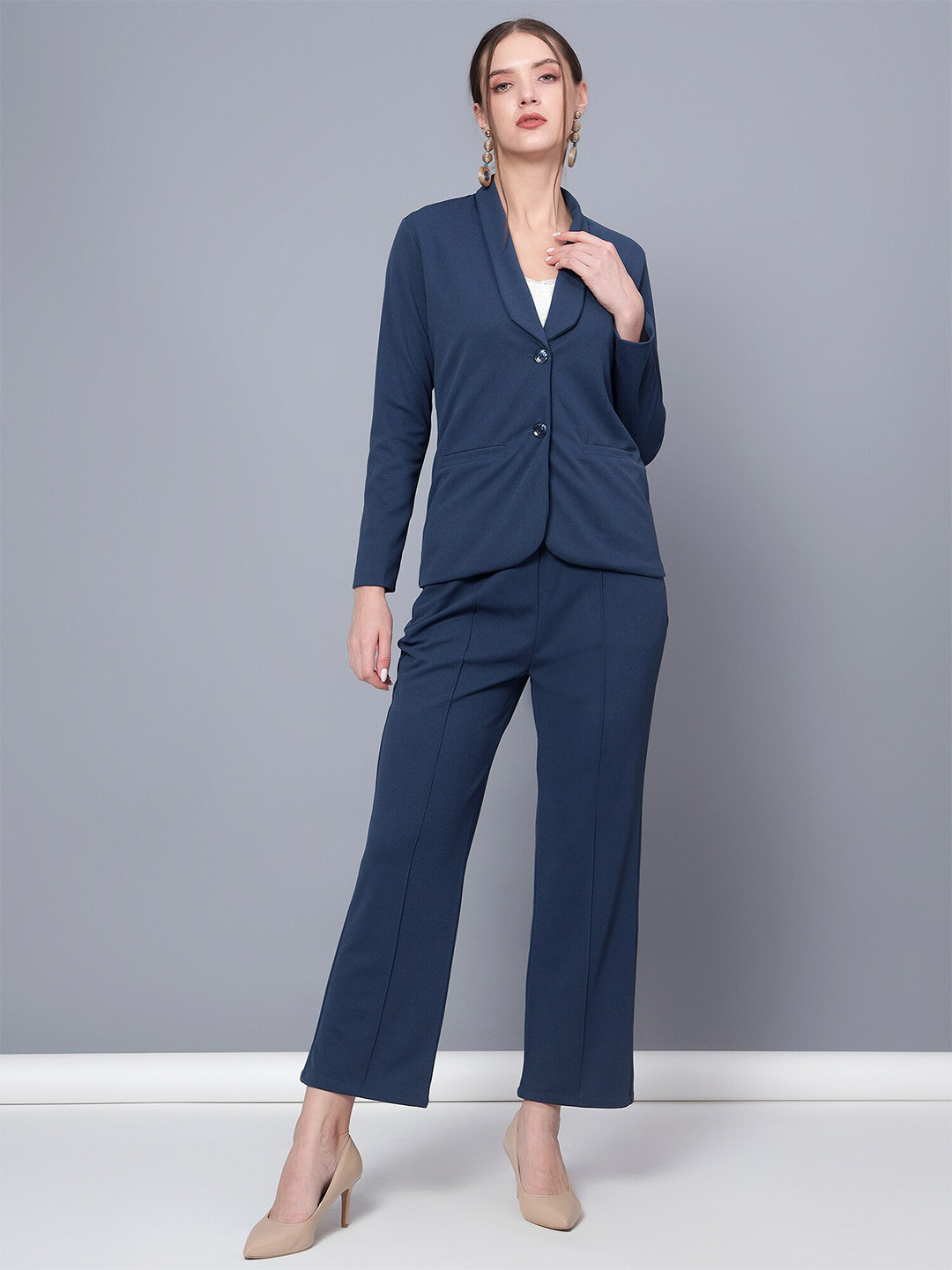 Golden Kite Single Breasted Regular Fit 2 Piece Blazer With Trouser