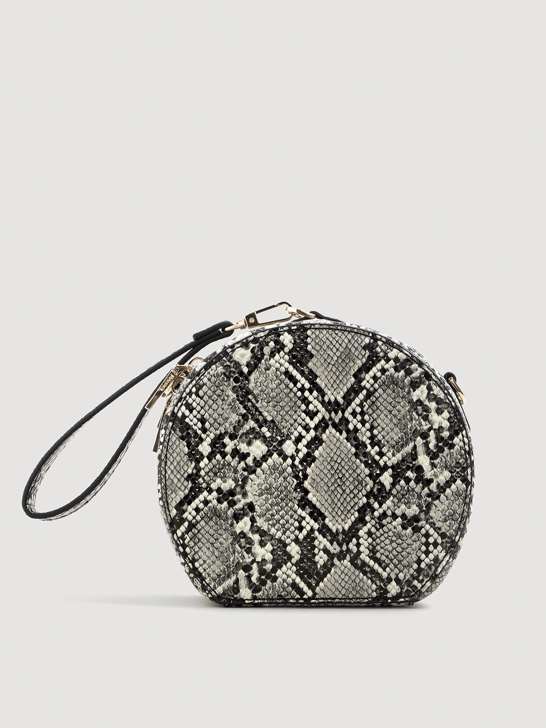 mango snakeskin bag