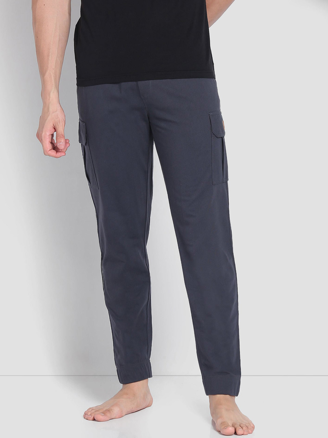 U.S. Polo Assn. Men Mid-Rise Lightweight Utility Lounge OJ002 Joggers