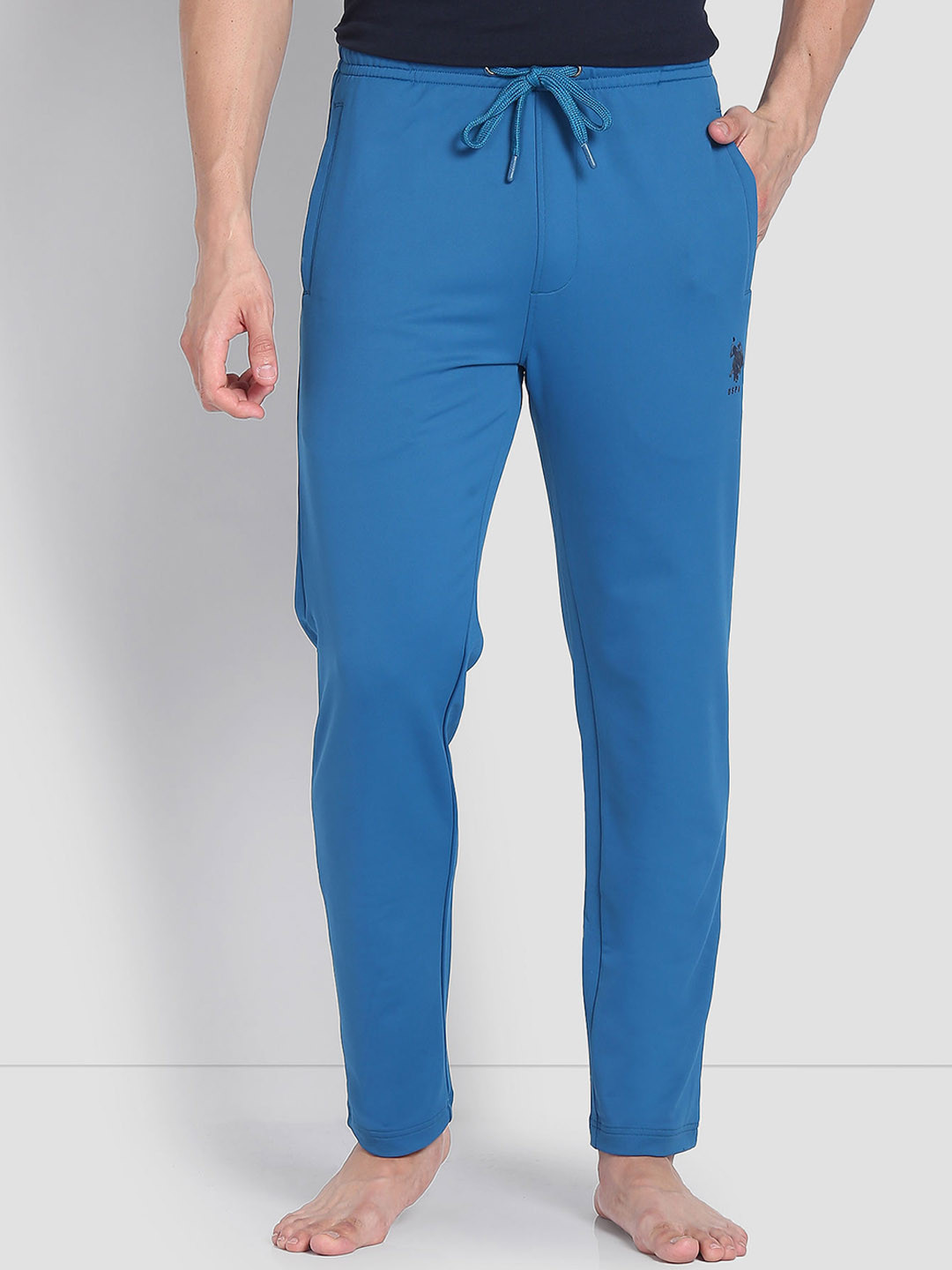 U.S. Polo Assn. Men Mid-Rise High Stretch AR001 Active Track Pants