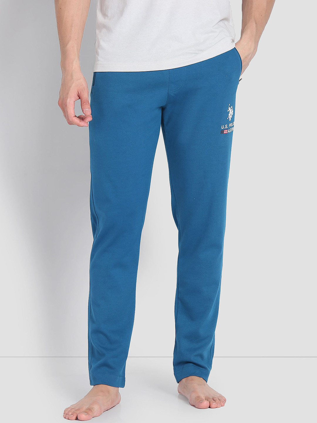 U.S. Polo Assn. Men Mid-Rise LR006 Lounge Track Pants