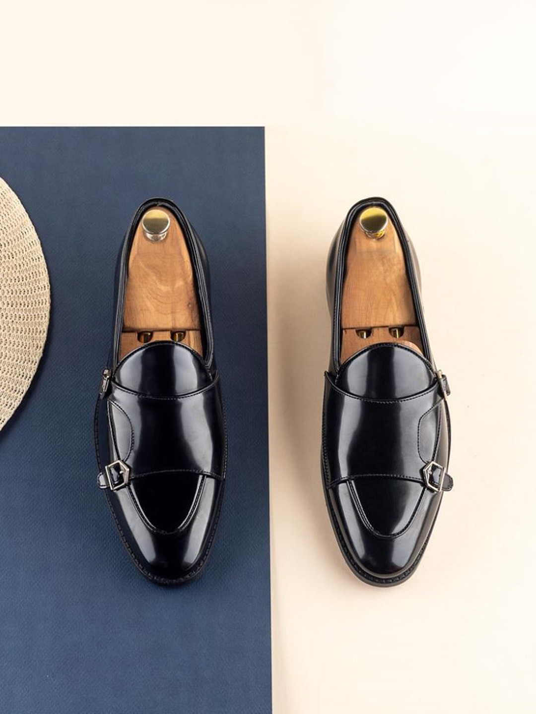 GRIFFIN Men Latex Lined Monks With Buckles