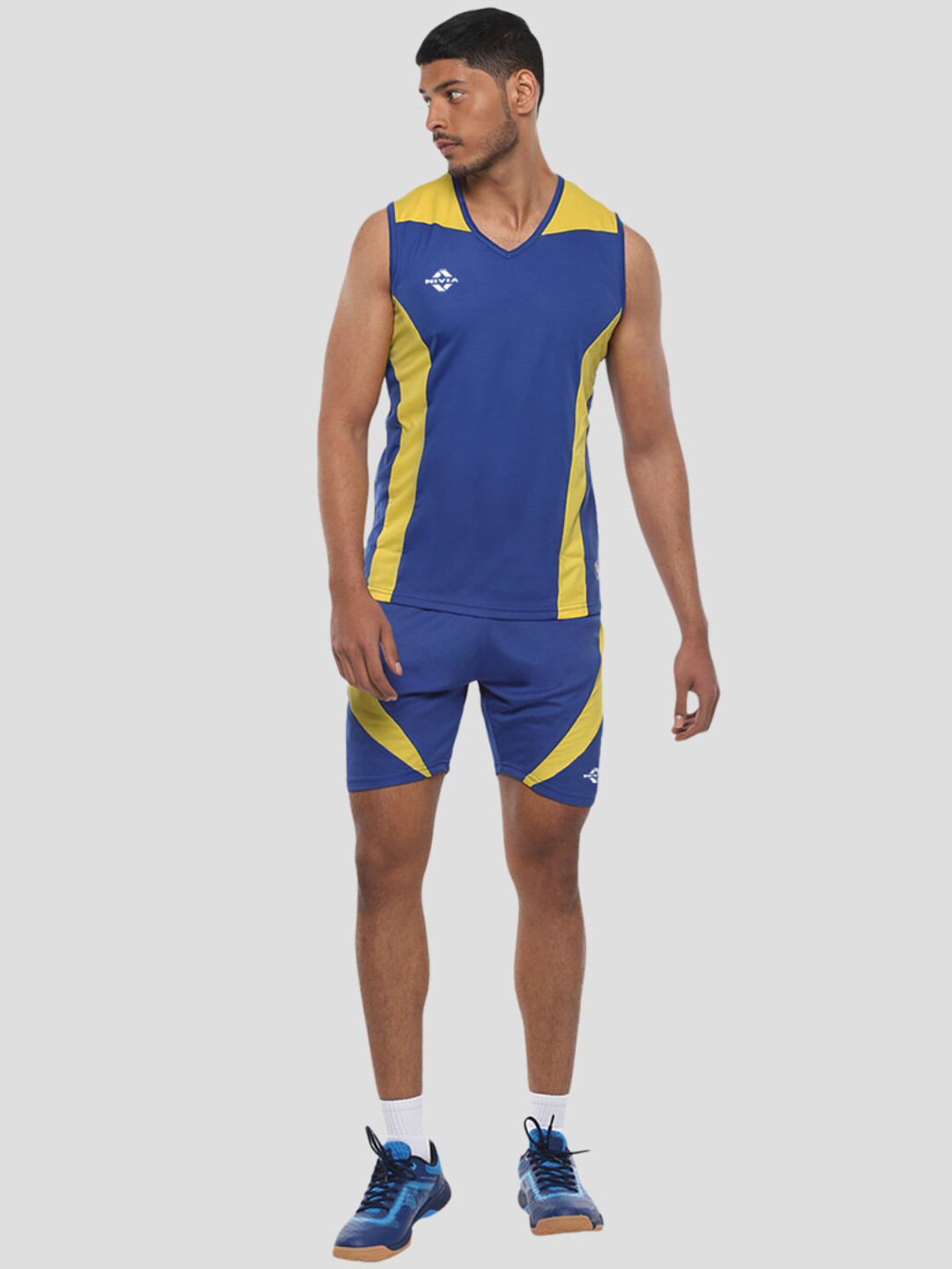 NIVIA Flash Volleyball Colourblocked Flash Volleyball Jersey Set