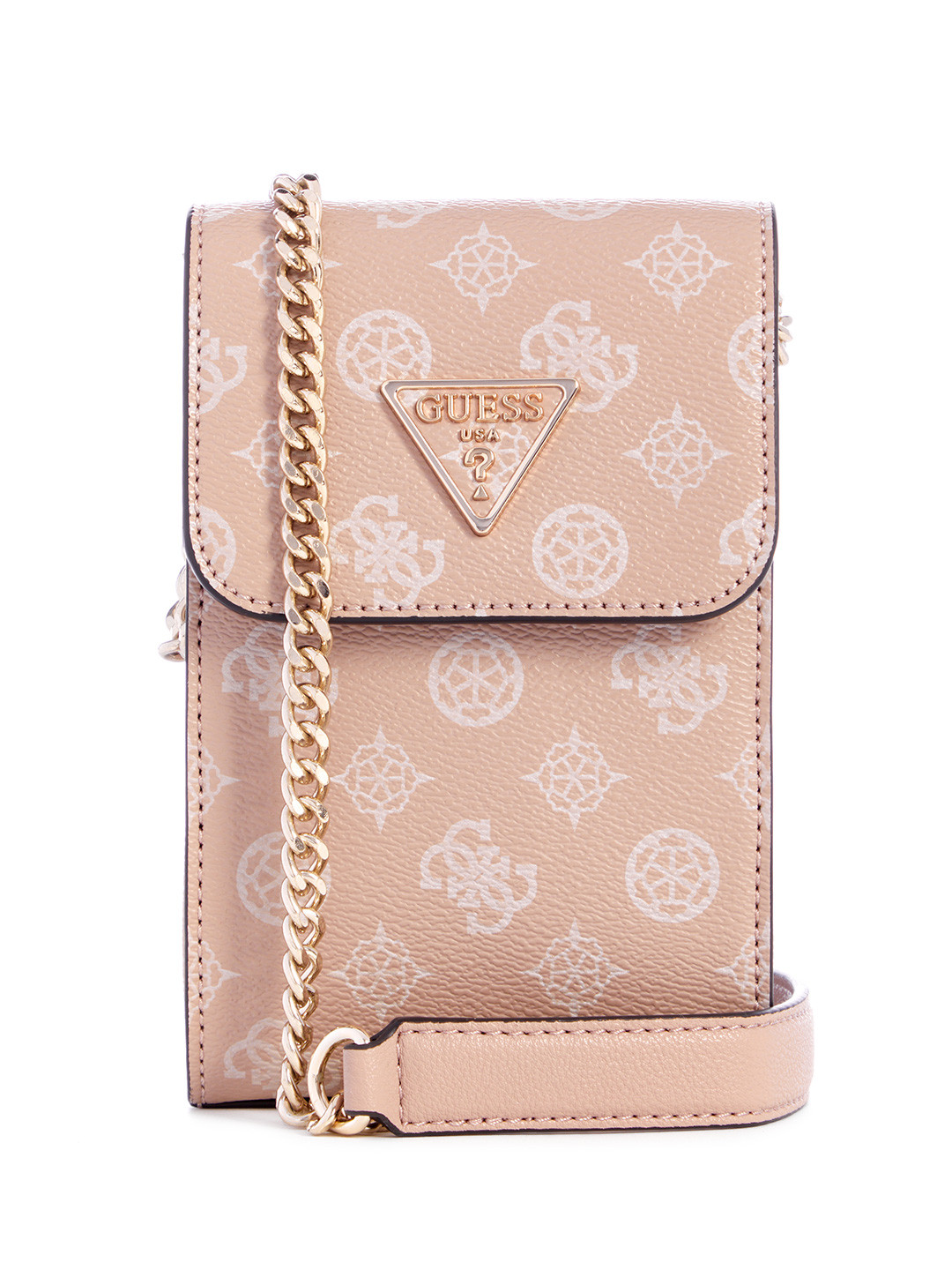 GUESS Women Brand Logo Print Mobile Pouch