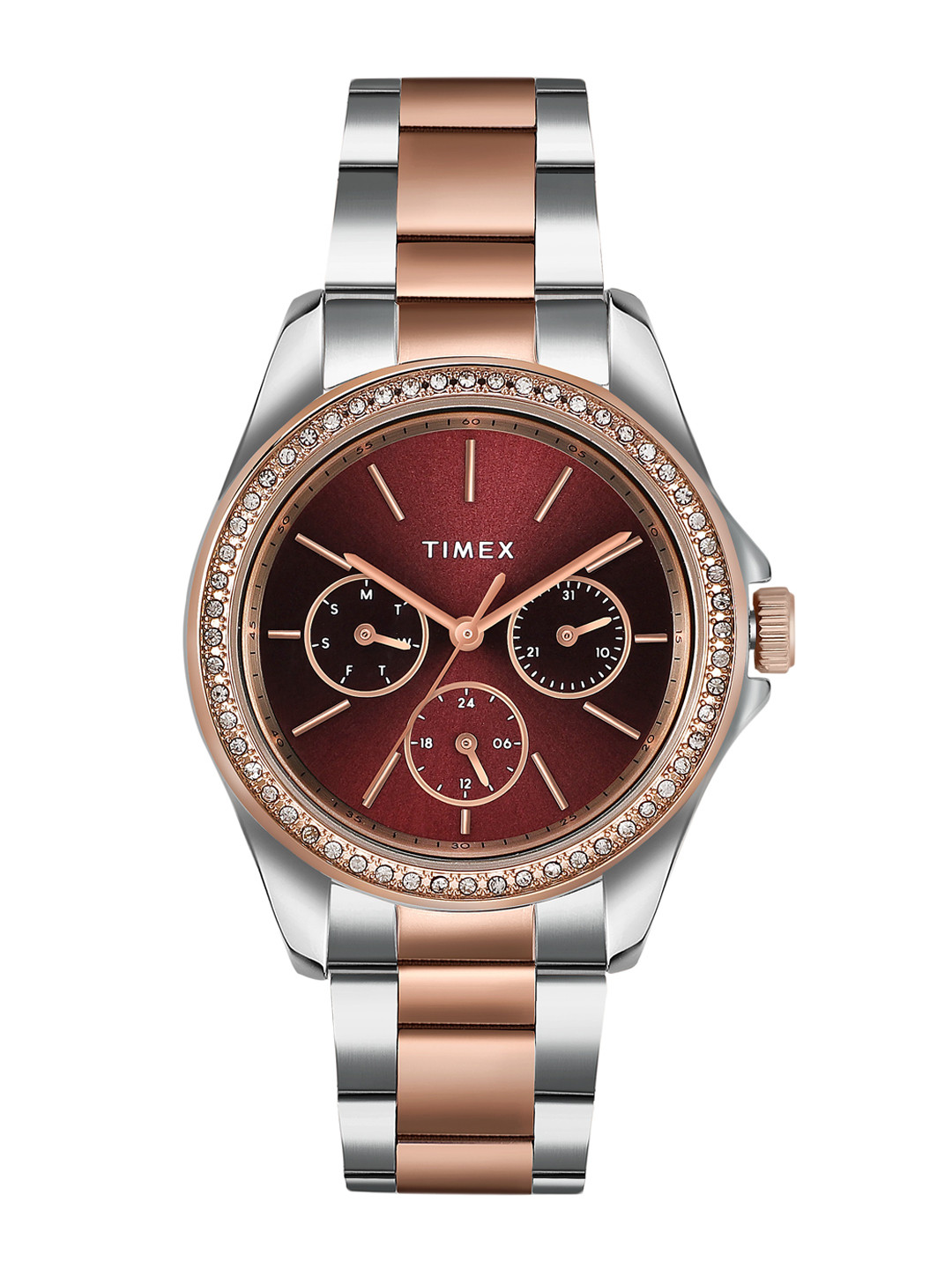 Timex Women Water Resistance Stainless Steel Analogue Watch TW000Z401