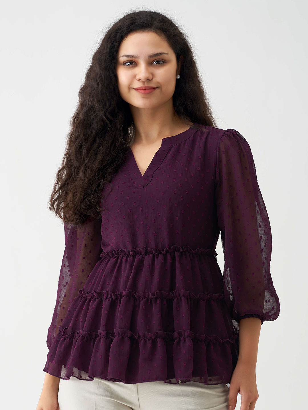 AASK Self Design Layered A-Line Top