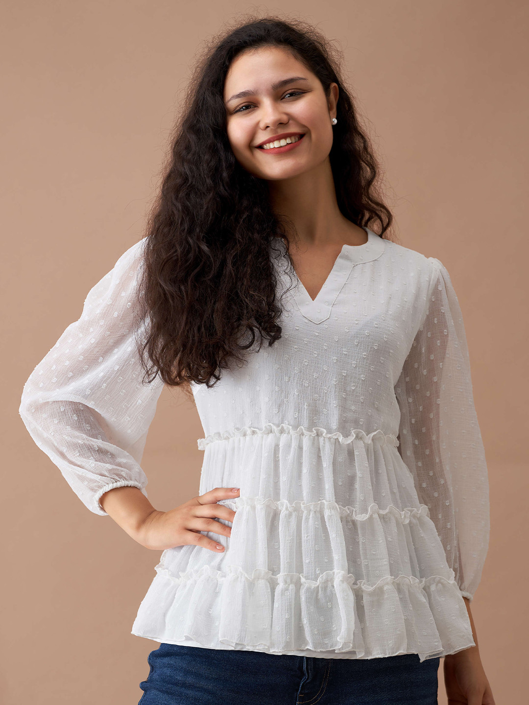 AASK Self Design Layered A-Line Top