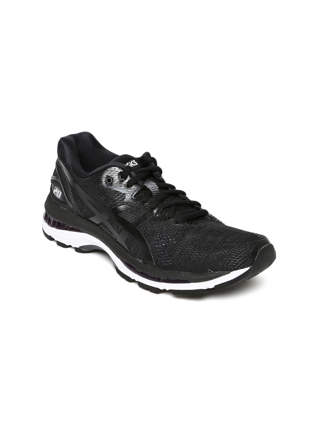 asics gel nimbus 20 womens black