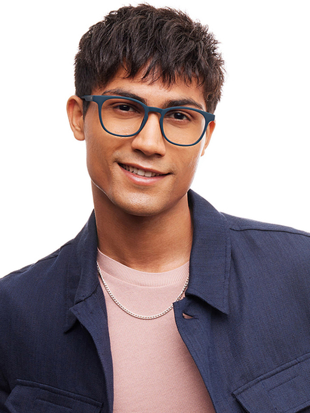Lenskart HUSTLR Unisex Zero Power UV Protection Blue Cut Computer Glasses 208961