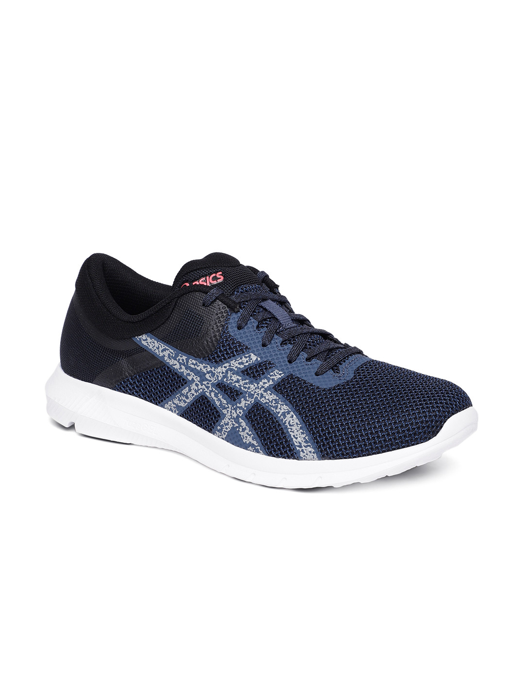 ASICS Nitrofuze 2  Men Navy Blue Running Shoes