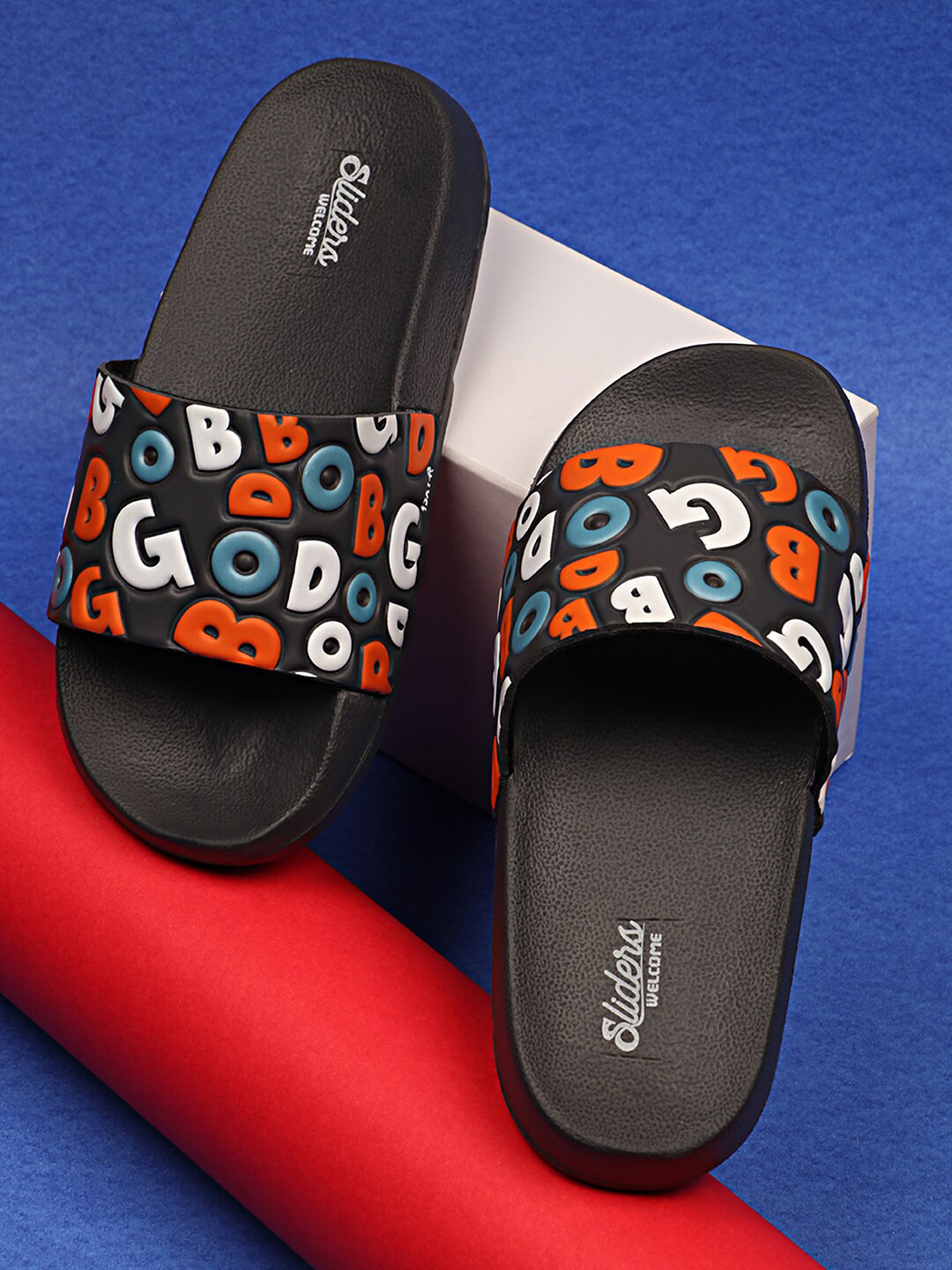 WELCOME Kids Lightweight & Comfortable Arch Support Durable Anti-Skid Sliders