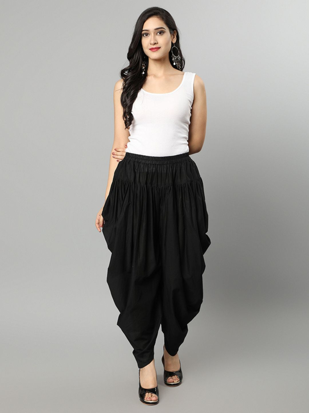 Mera Rang Women Loose Fit Cotton Dhoti Pants