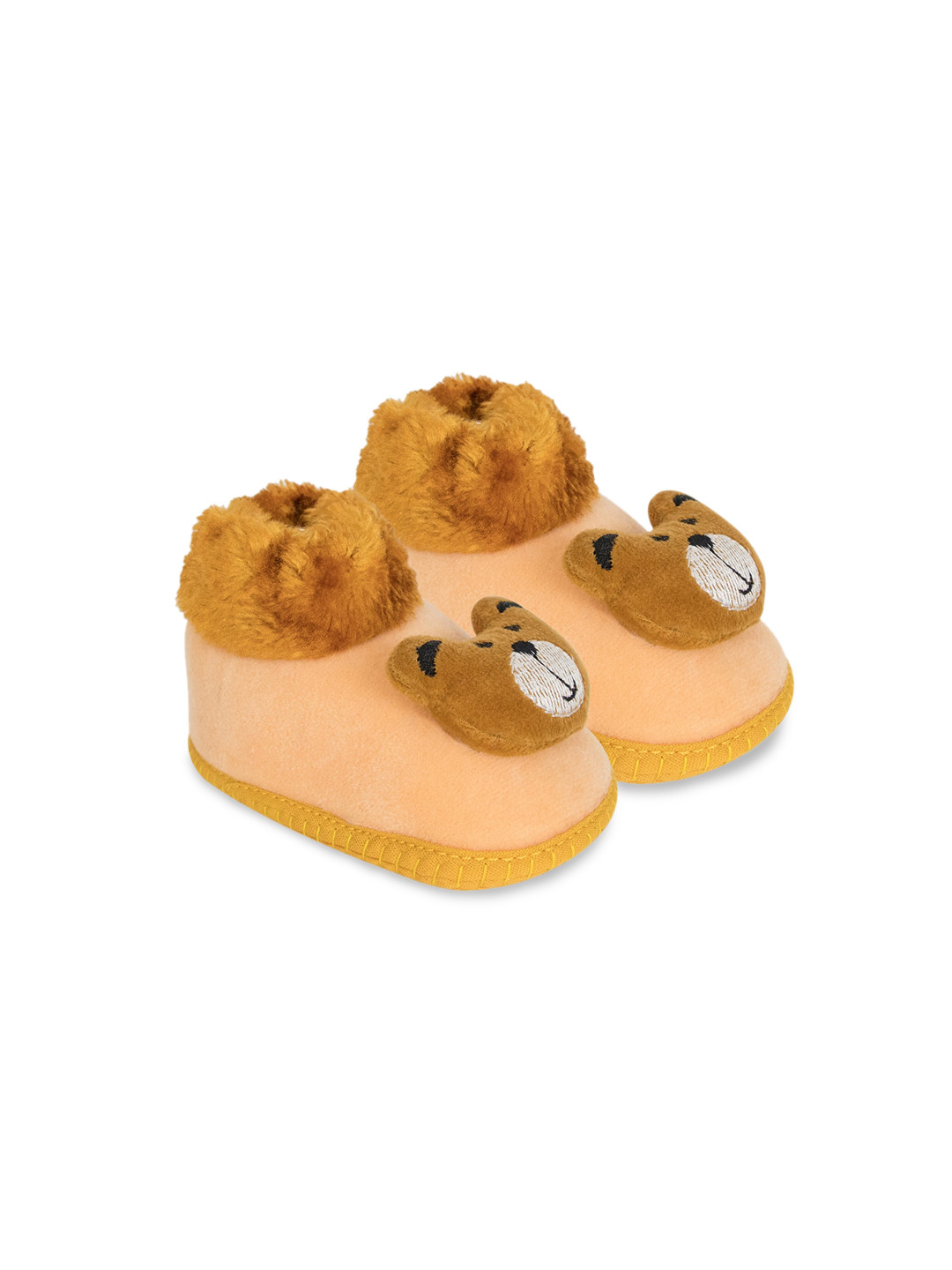 BAESD Infants Teddy Face Velvet Fur Booties