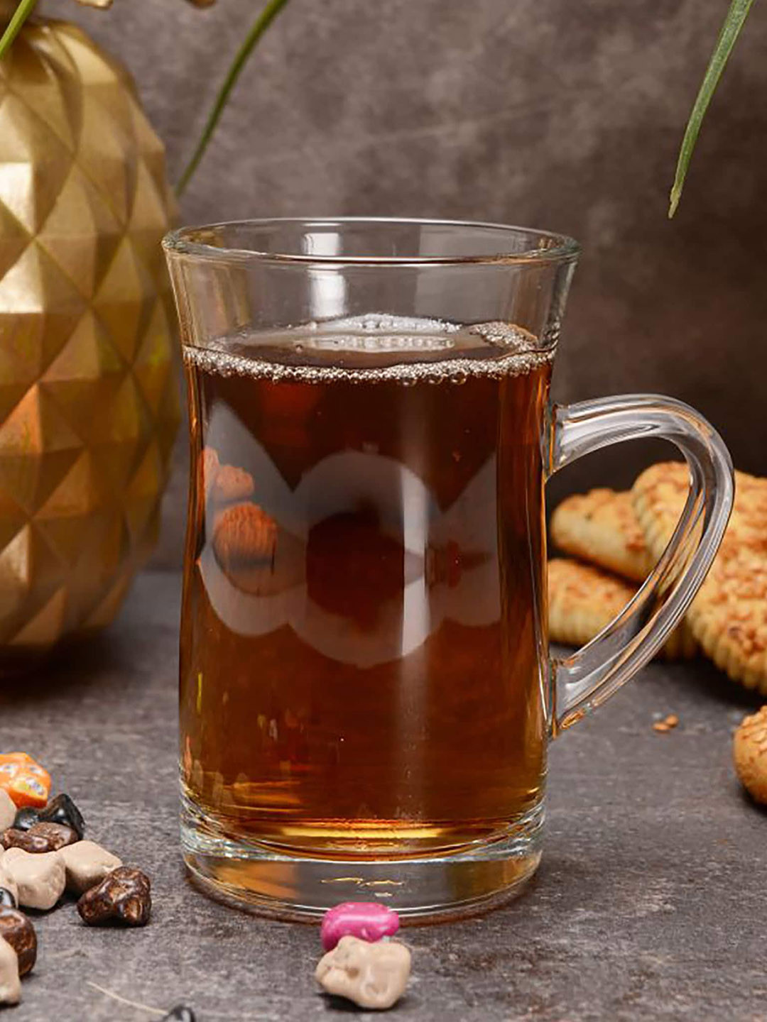 Pasabahce Transparent 6 Pieces Glass Mugs - 150 ML Each