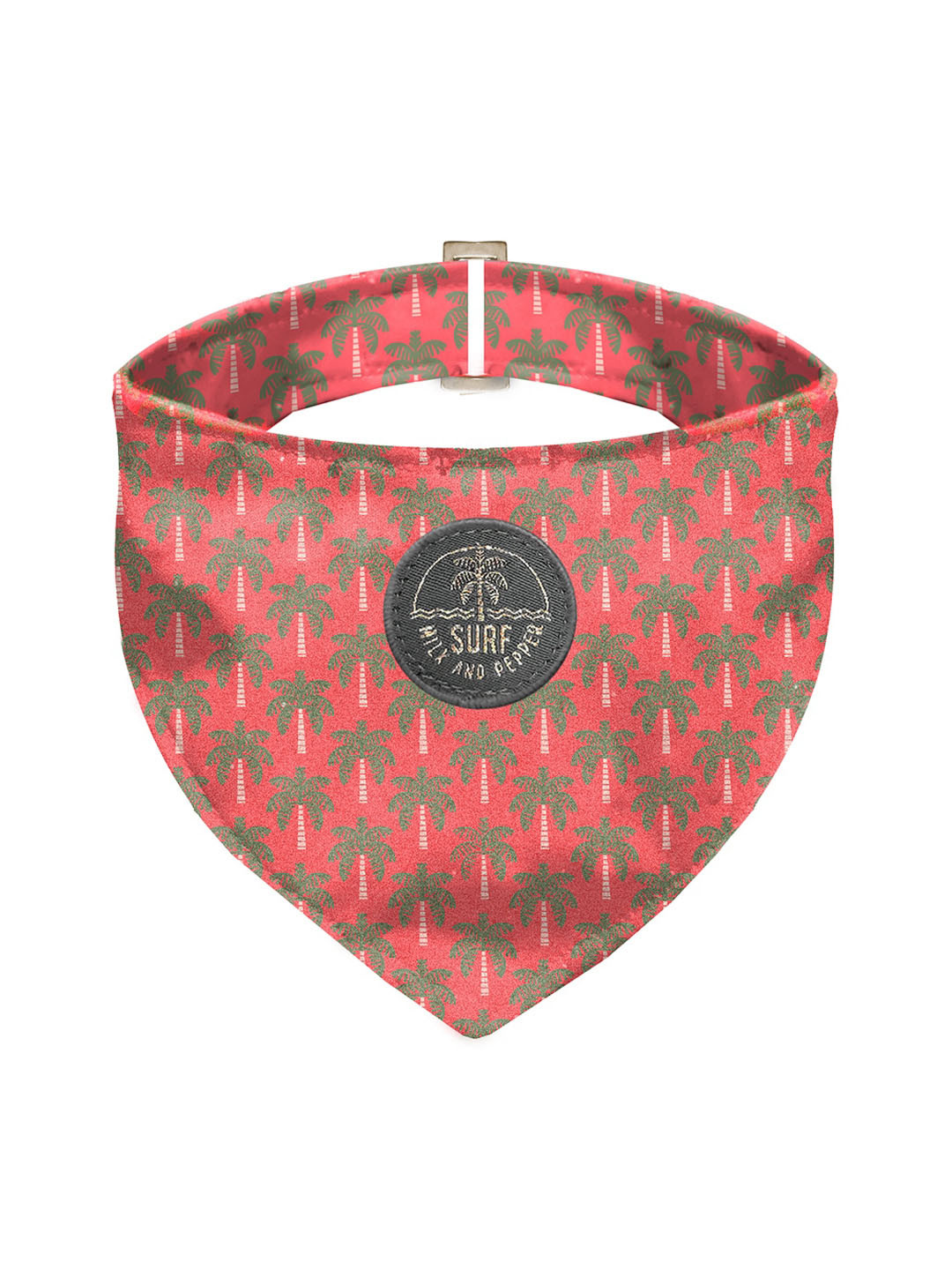 Milk & Pepper Orange Graphic Printed Dog Bandana