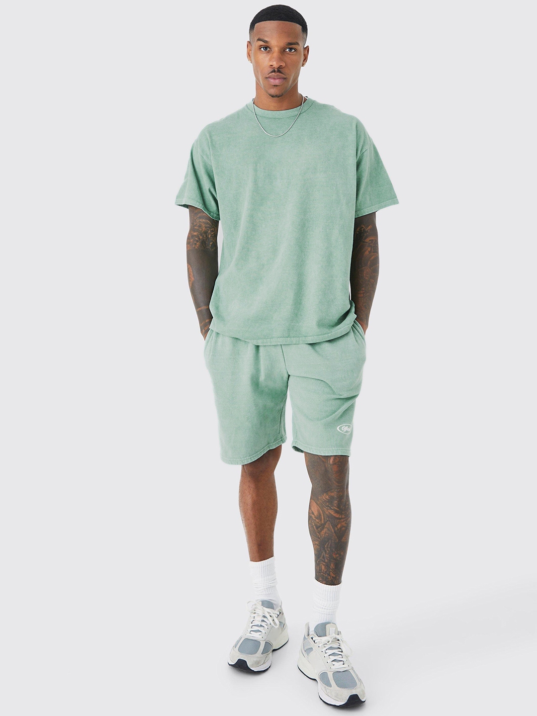 Boohooman shorts and top discount