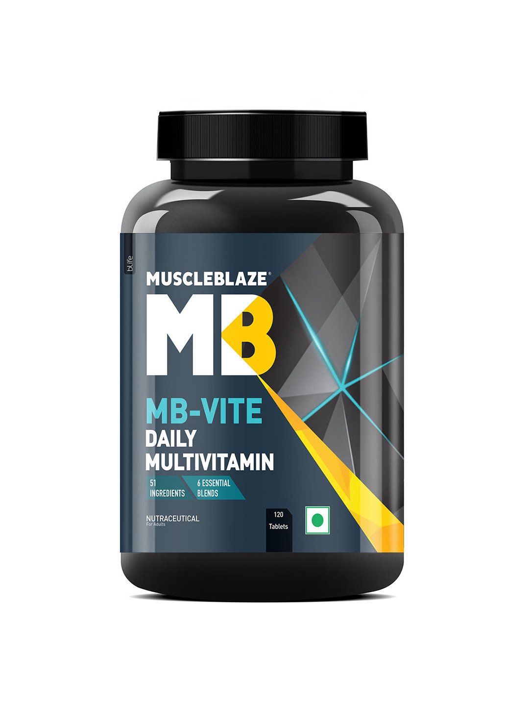 MuscleBlaze MB-Vite Daily Multivitamin with 51 Ingredients - 120 Tablets