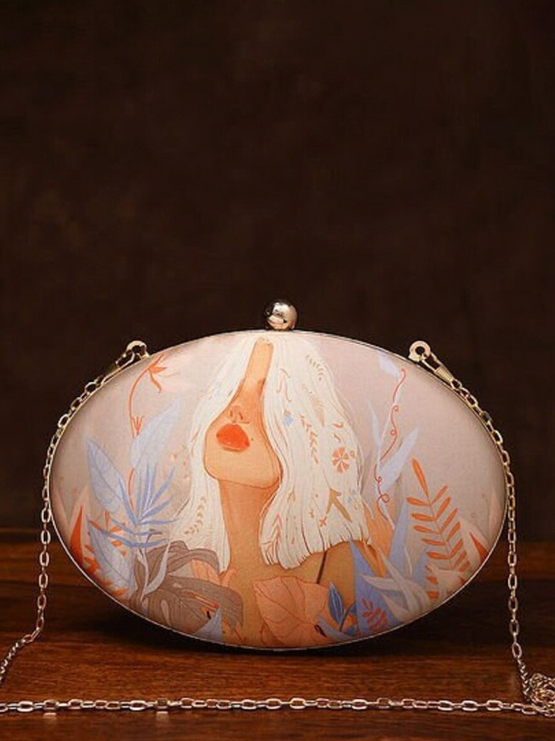 Jalwa Art Printed Box Clutch