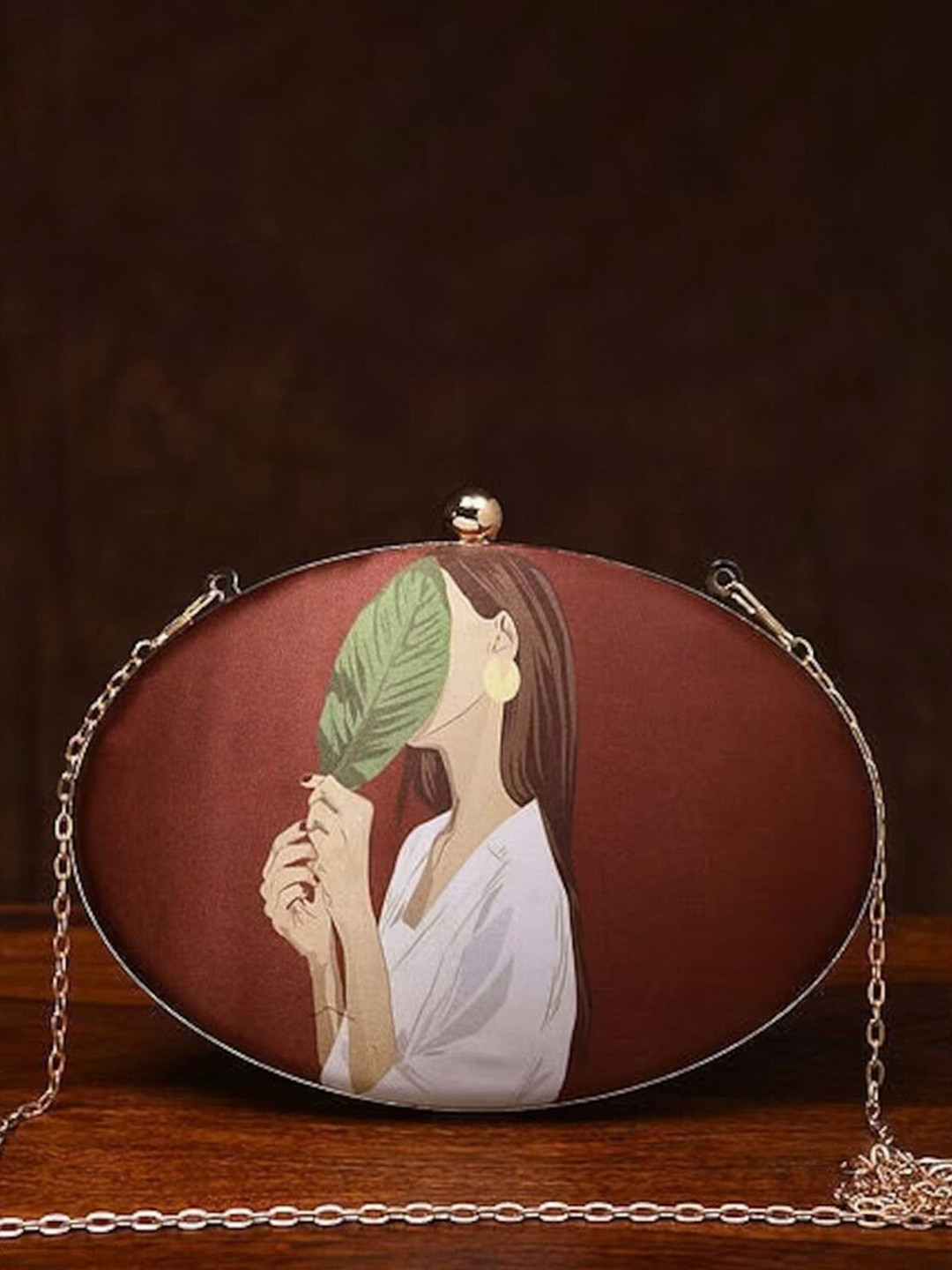 Jalwa Art Printed Box Clutch