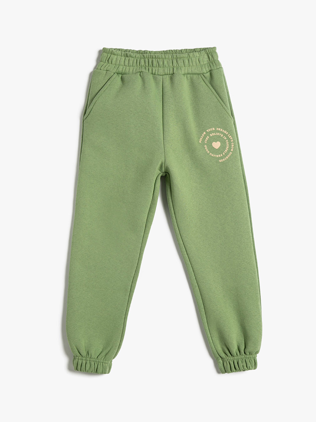 Koton Girls Mid Rise Cuffed Hem Joggers