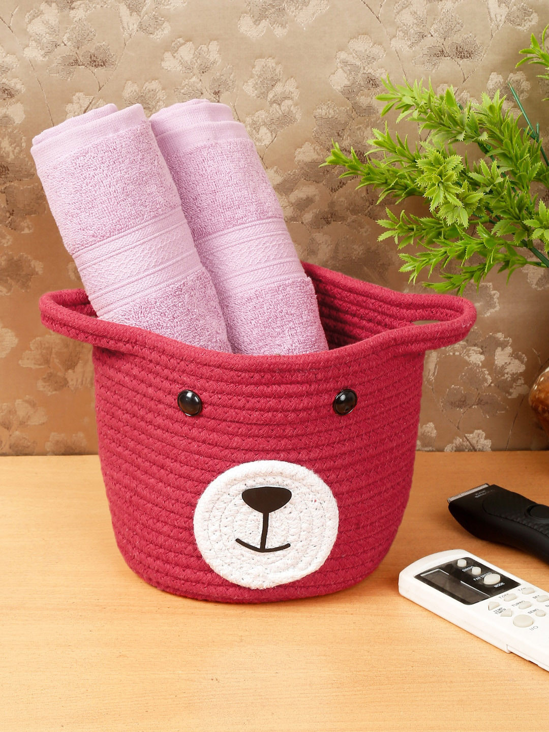 FABINALIV Red Cartoon Design Multipurpose Foldable Organiser