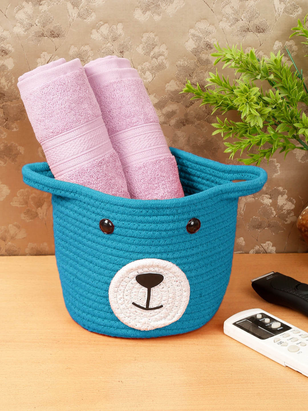 FABINALIV Blue Cartoon Design Multipurpose Foldable Organiser